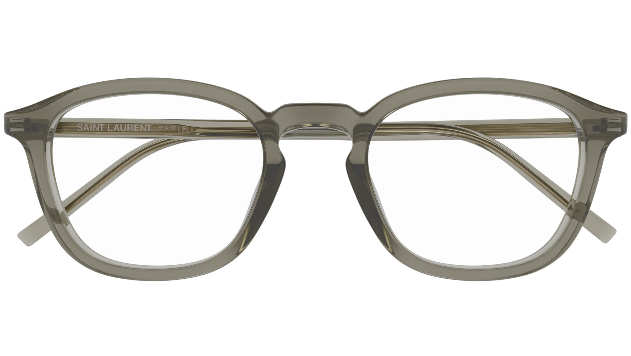 Occhiali da vista SAINT LAURENT SL793/J Shiny transparent taupe