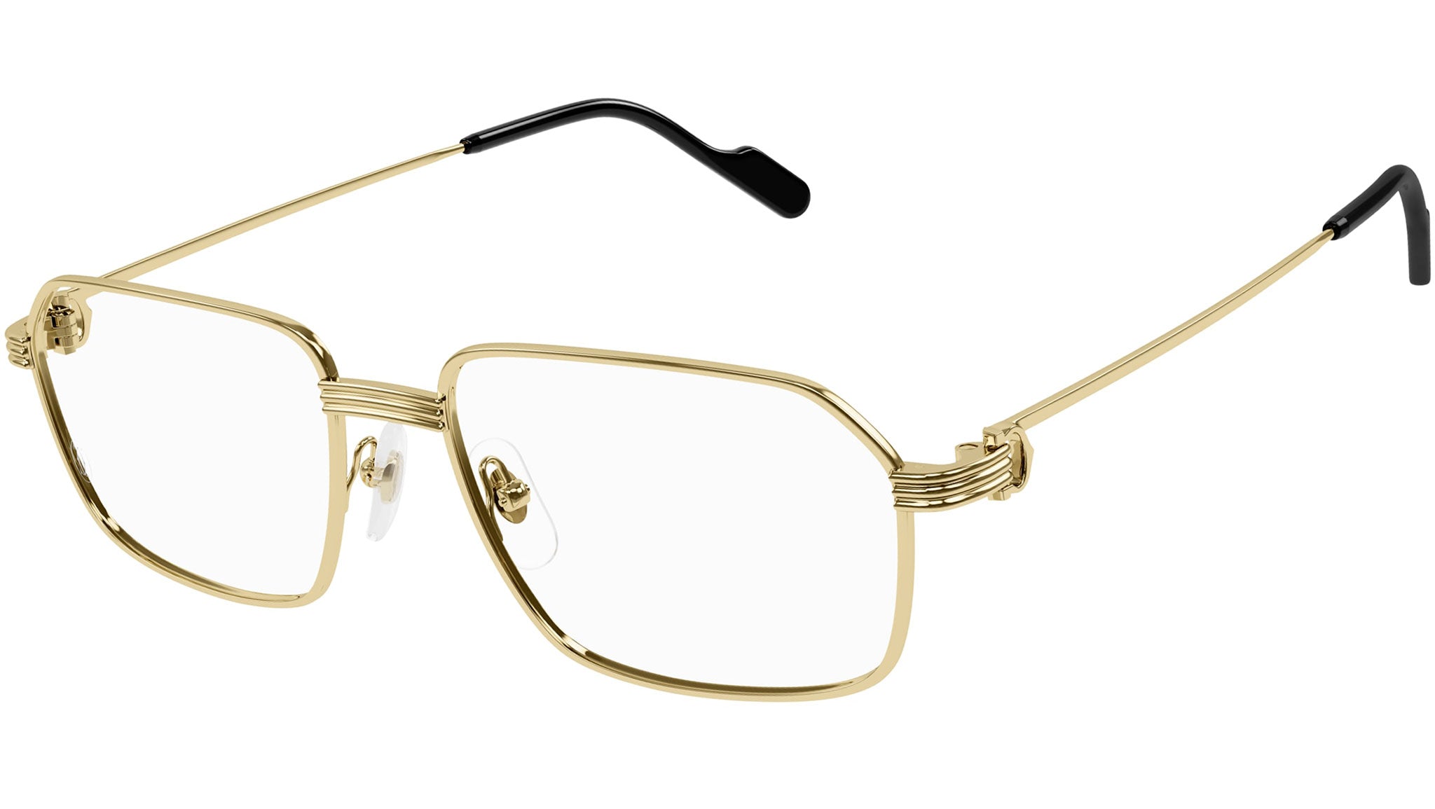 Occhiali da vista CARTIER CT0445O Smooth golden finish