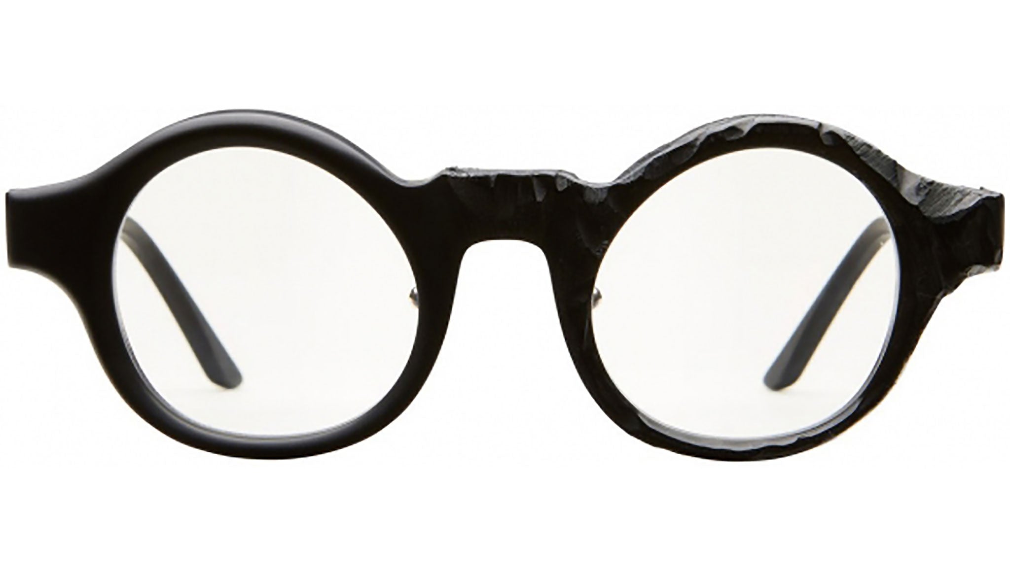 Occhiali da vista KUBORAUM L4 Black matt with handcrafted surface finishing