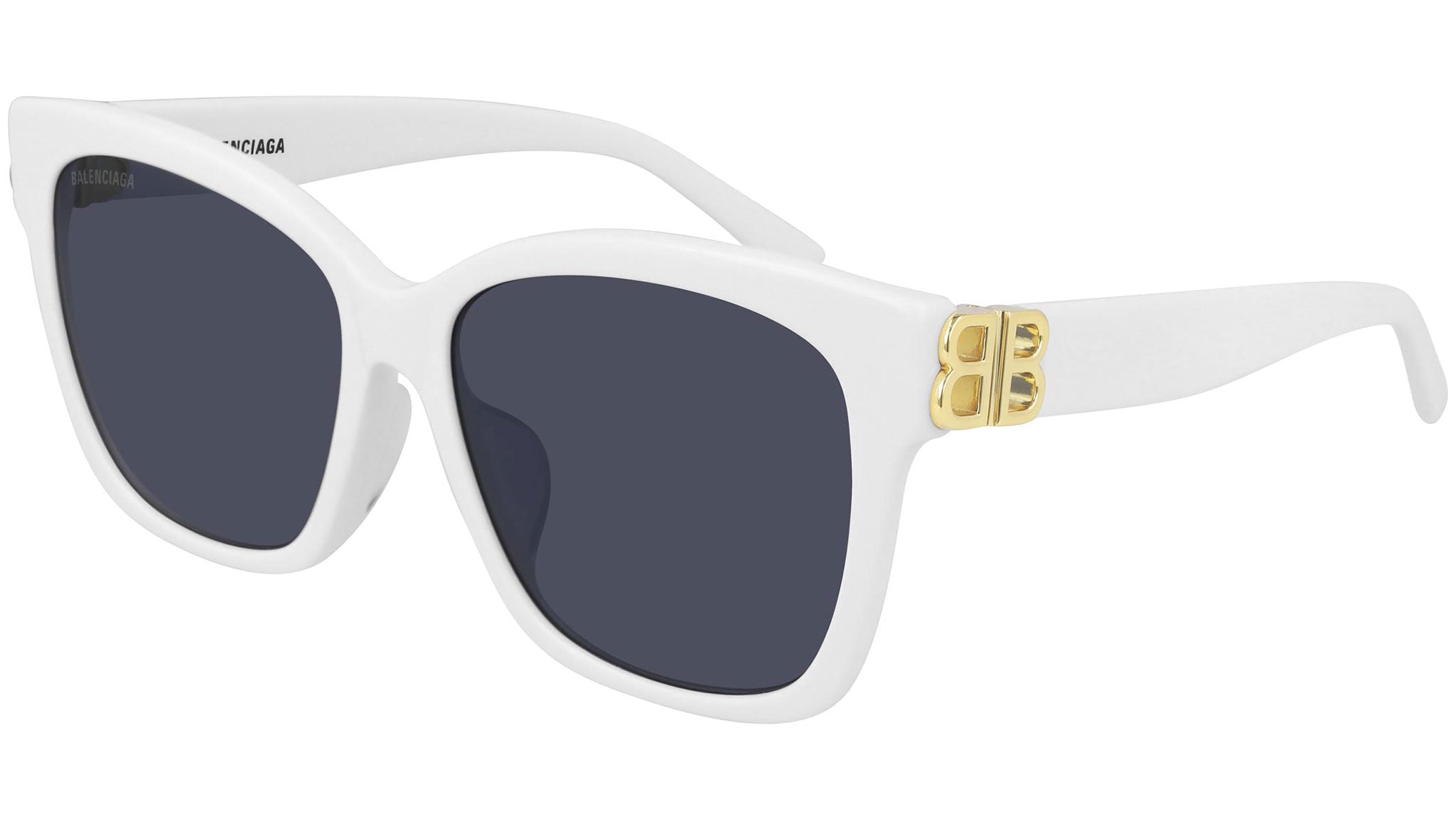 Occhiali da sole BALENCIAGA BB0102SA Shiny solid white