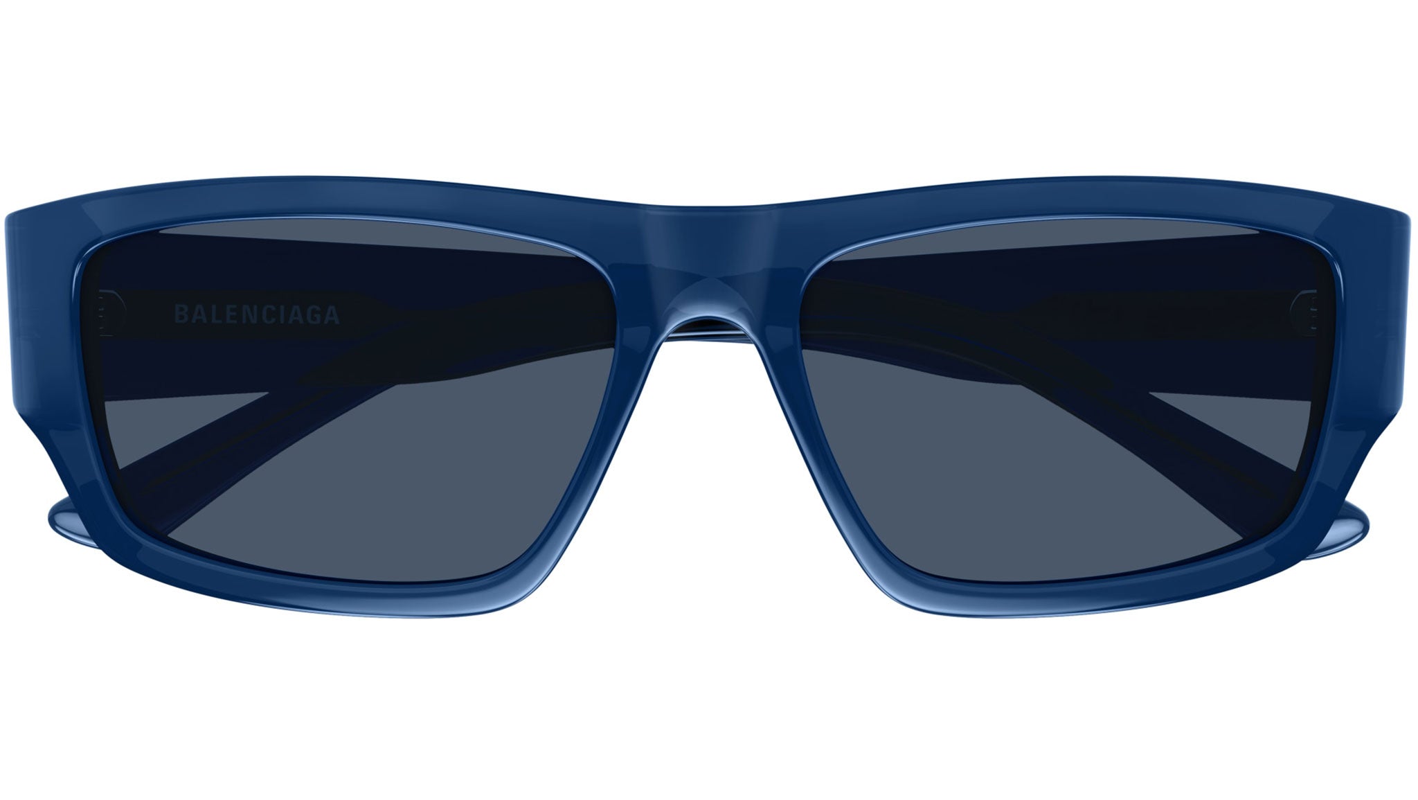 Occhiali da sole BALENCIAGA BB0366S Shiny transparent dark blue