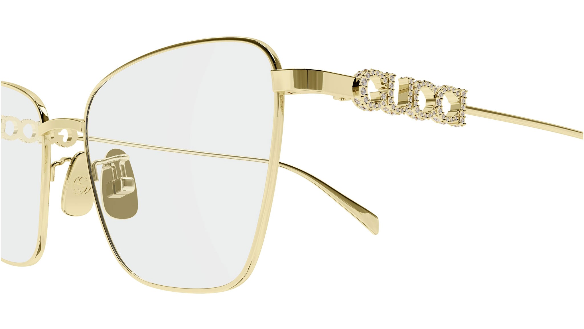 Occhiali da vista GUCCI GG1807O Shiny yellow gold