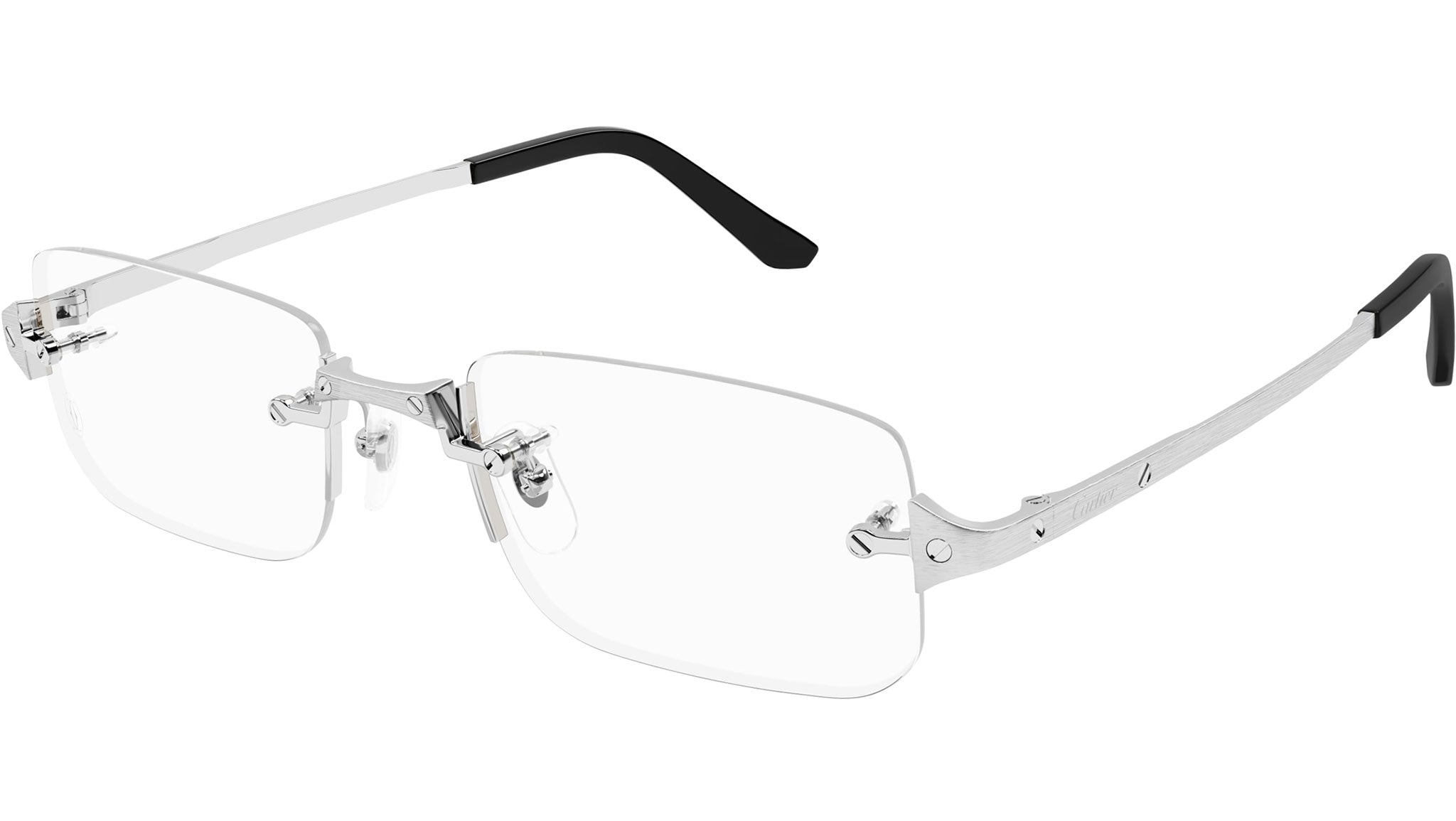 Occhiali da vista CARTIER CT0479O Brushed smooth platinum finish