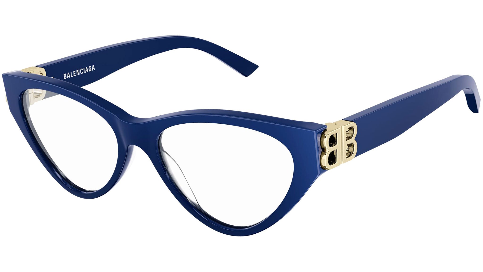 Occhiali da vista BALENCIAGA BB0172O Shiny solid petrol dark blue