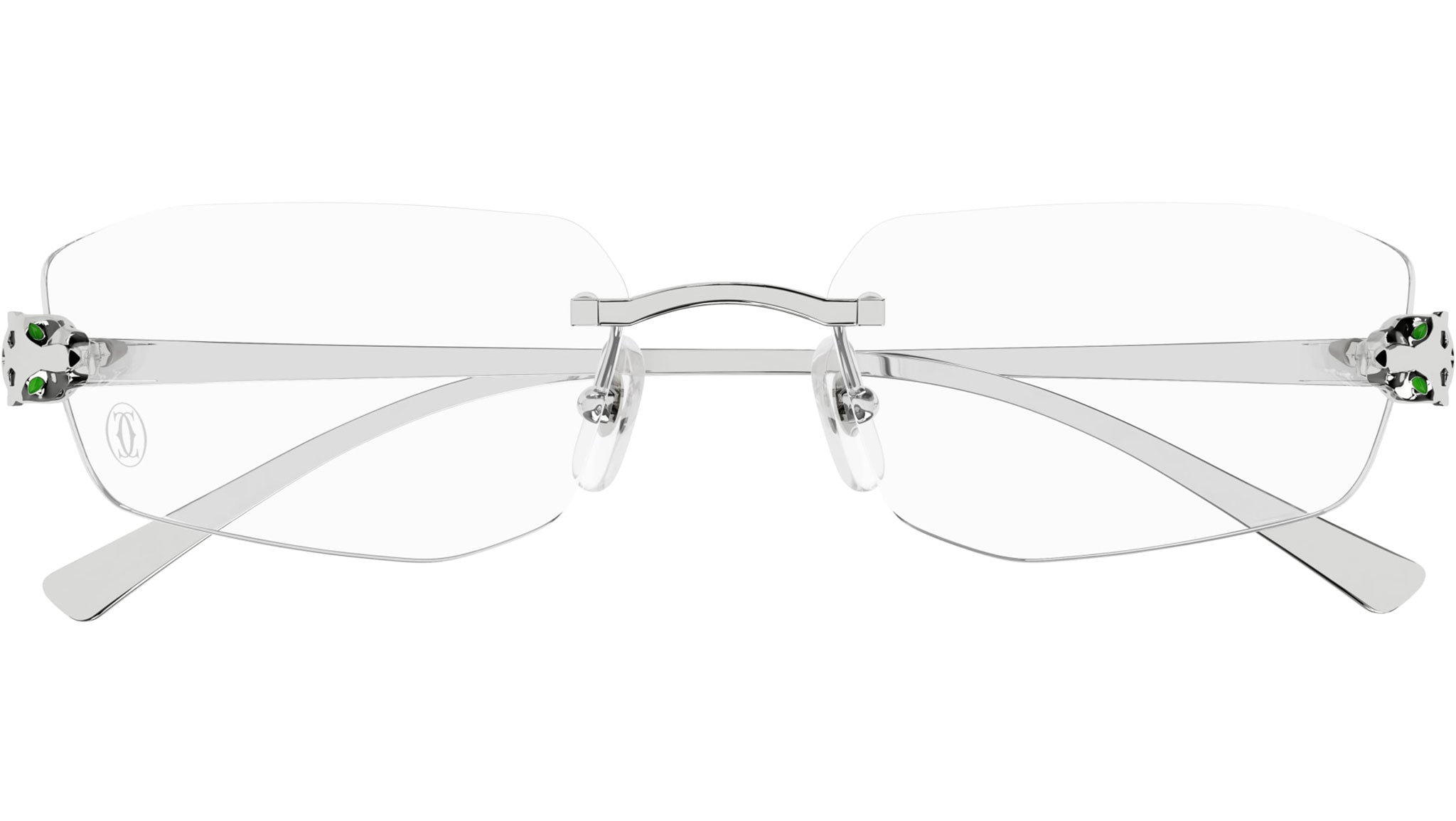 Occhiali da vista CARTIER CT0494O Smooth platinum finish