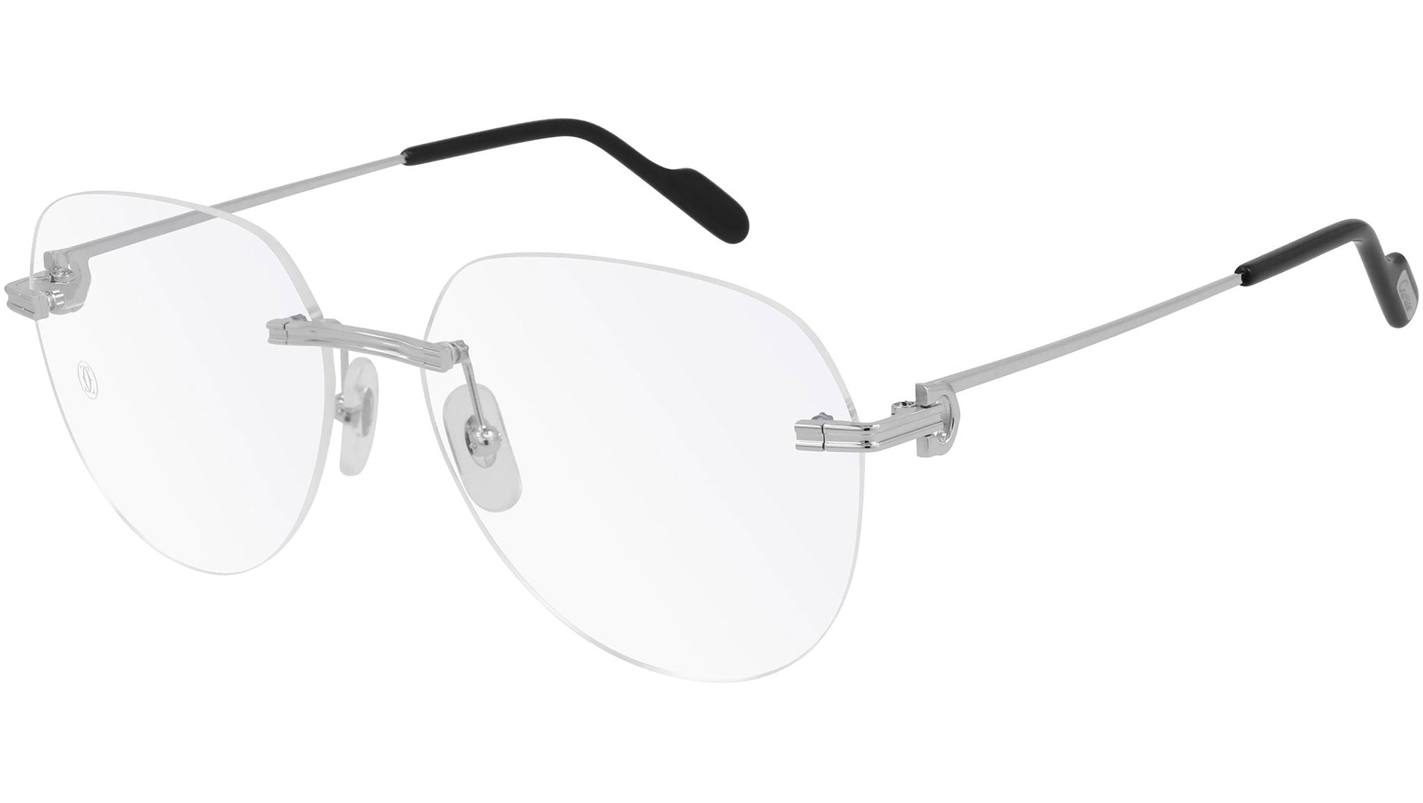 Occhiali da vista CARTIER CT0252O Smooth platinum