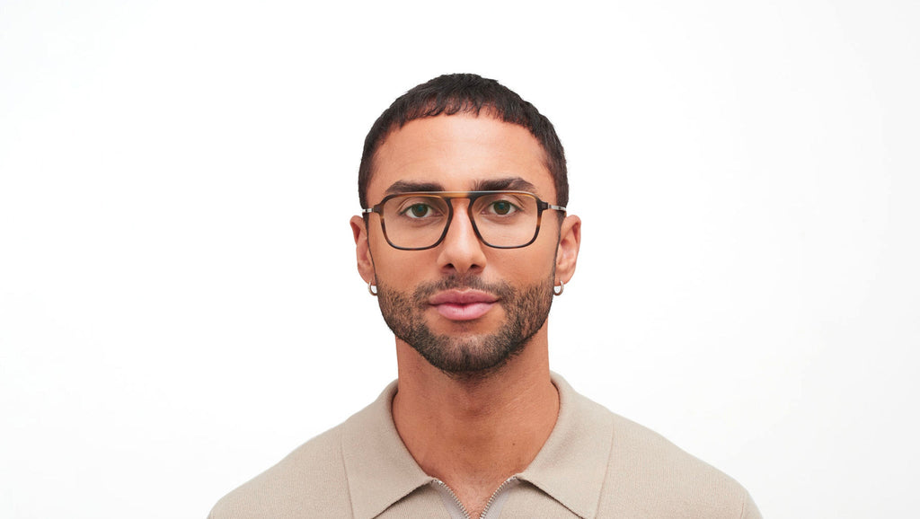 Occhiali da vista MYKITA SONU Striped brown mocca