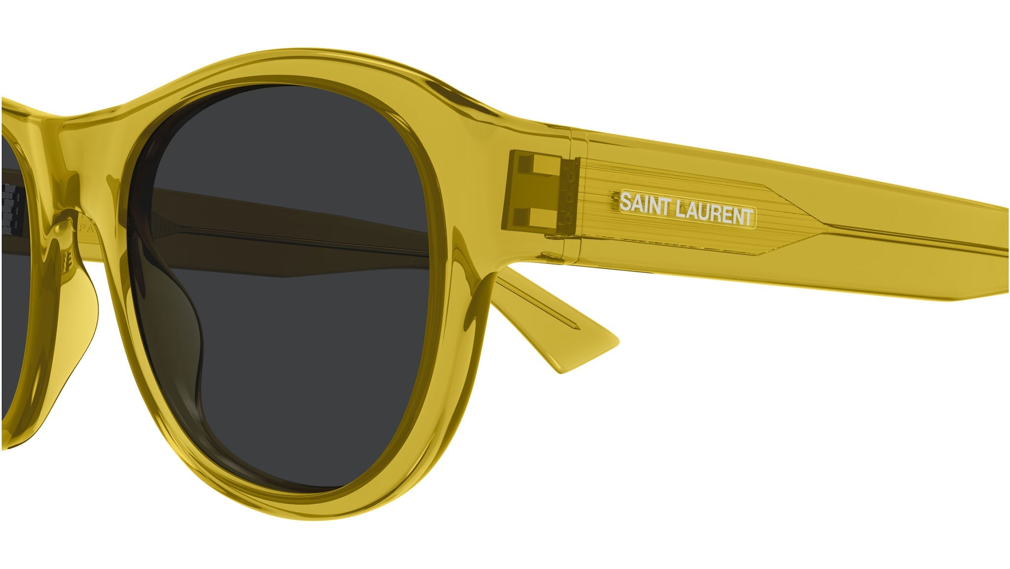 Occhiali da sole SAINT LAURENT SL798 Shiny transparent ocra