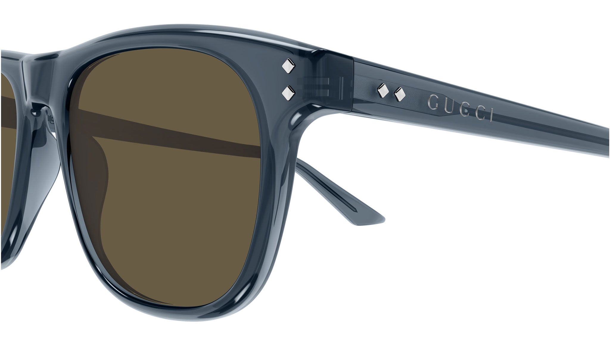 Occhiali da sole GUCCI GG1893S Shiny dark transparent cobalt blue