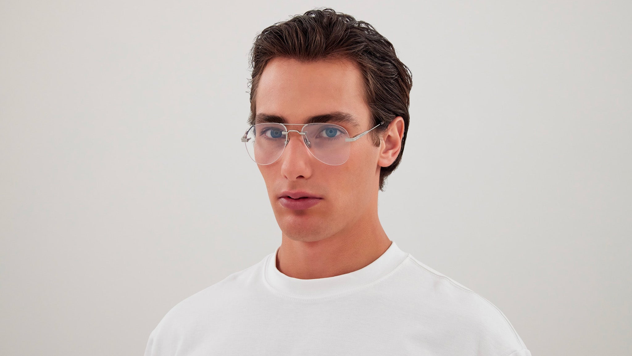 Occhiali da vista SAINT LAURENT SL745 Shiny silver