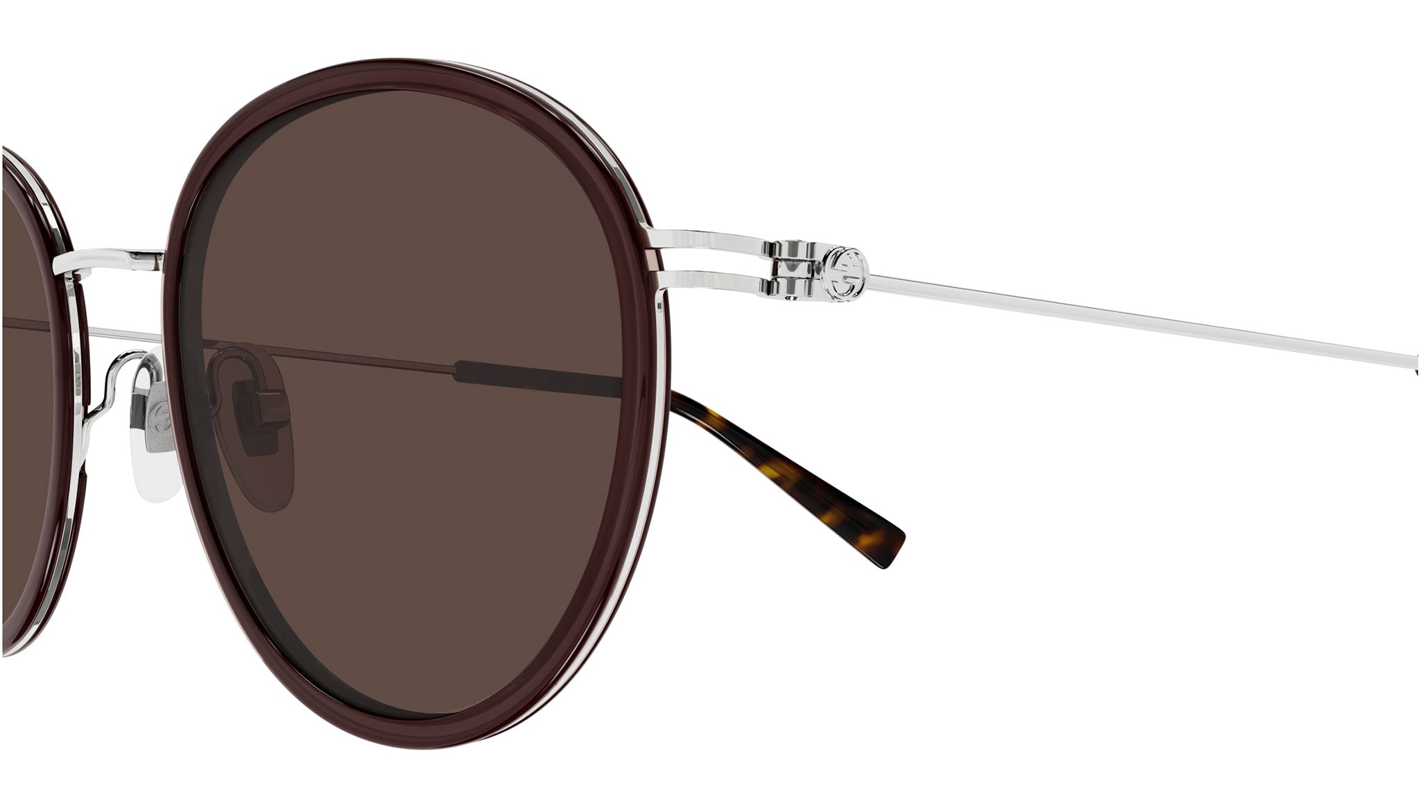 Occhiali da sole GUCCI GG1849S Shiny transparent taupe brown