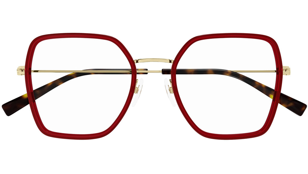 Occhiali da vista GUCCI GG1850O Shiny transparent burgundy