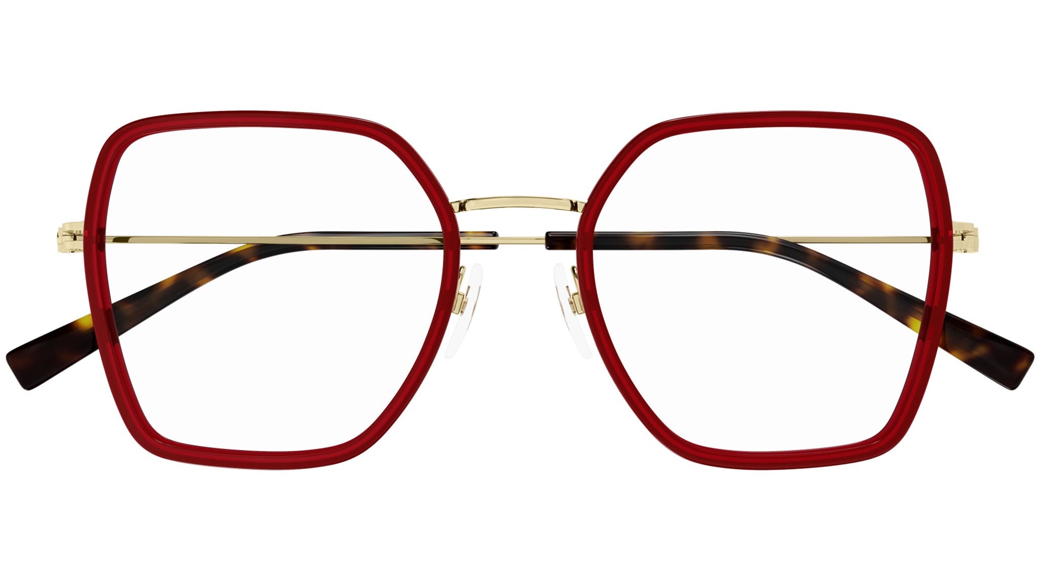Occhiali da vista GUCCI GG1850O Shiny transparent burgundy