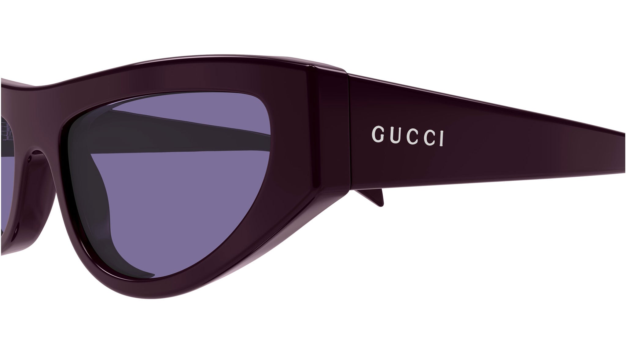 Occhiali da sole GUCCI GG1919S Shiny solid plum
