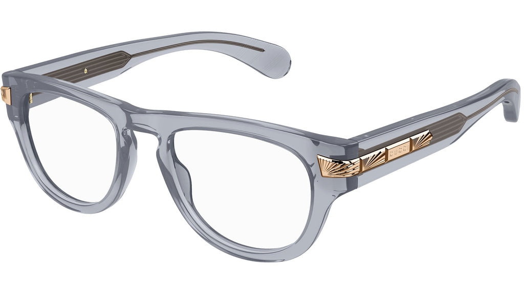 Occhiali da vista GUCCI GG1519O Shiny transparent grey