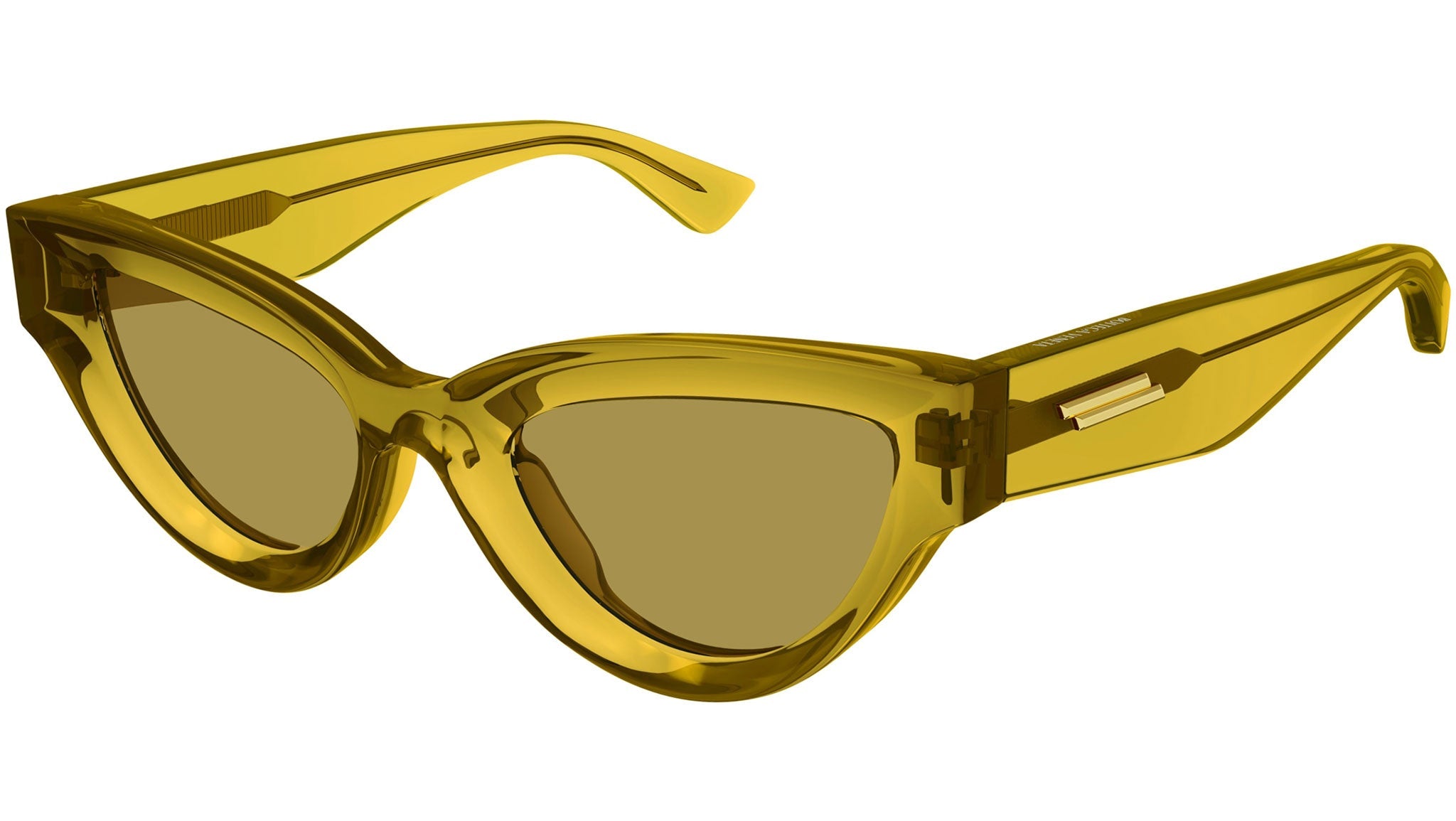 Occhiali da sole BOTTEGA VENETA BV1249S Shiny transparent mustard