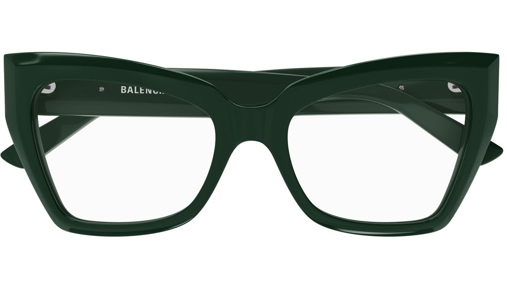 Occhiali da vista BALENCIAGA BB0275O Shiny solid dark green