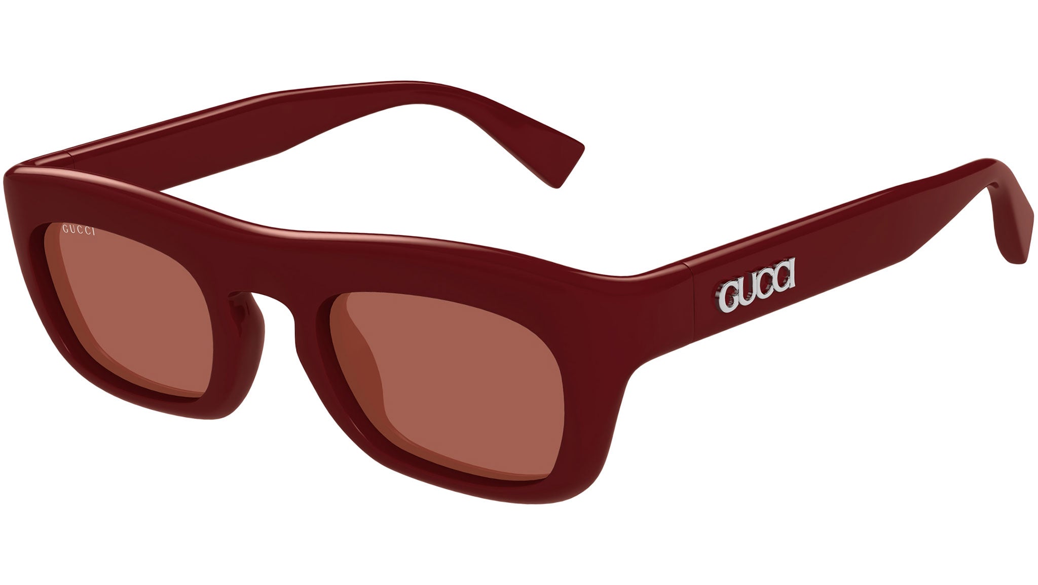 Occhiali da sole GUCCI GG1777S Shiny solid burgundy