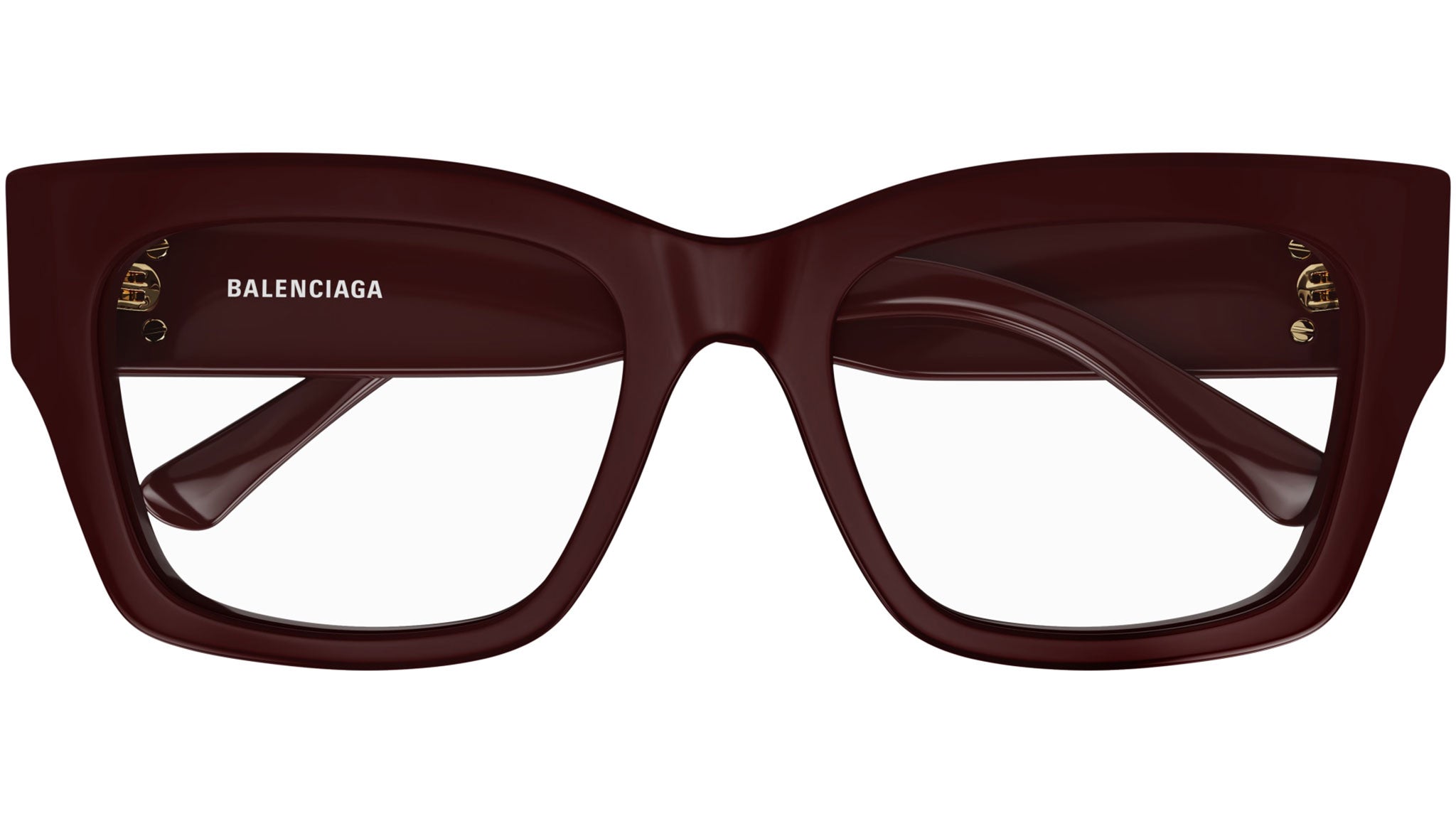Occhiali da vista BALENCIAGA BB0325O Shiny solid burgundy