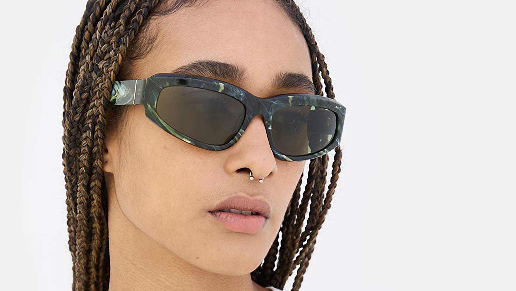 Occhiali RETROSUPERFUTURE Motore Green marbled