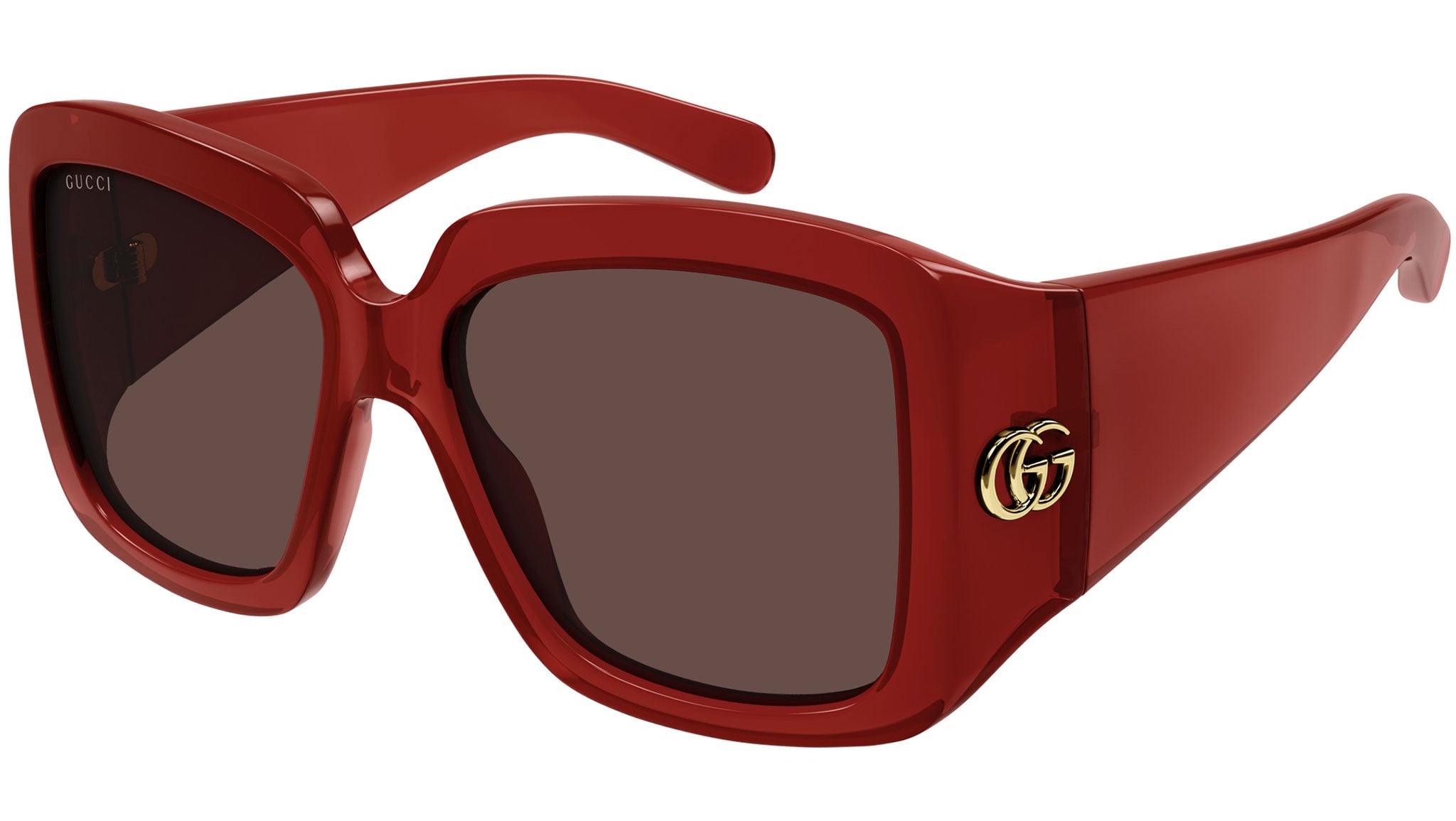 Occhiali da sole GUCCI GG1402S Shiny transparent burgundy