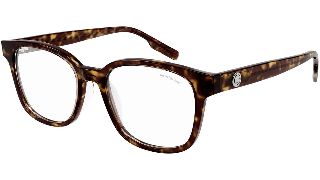 Occhiali da vista MONTBLANC MB0180OK Shiny dark havana