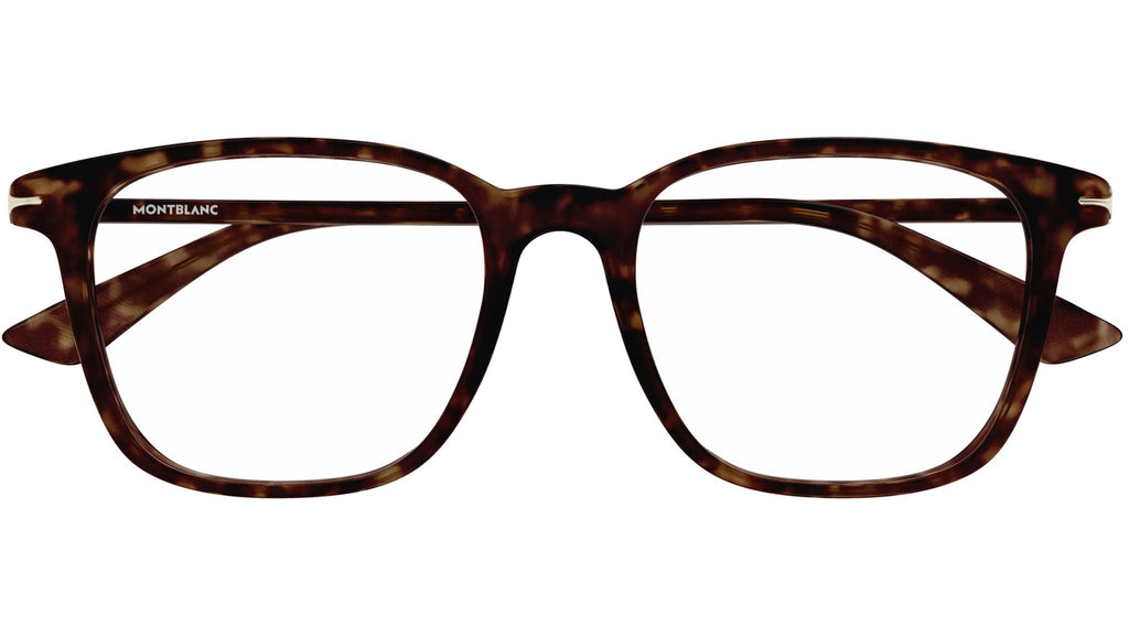 Occhiali da vista MONTBLANC MB0338O Shiny dark havana