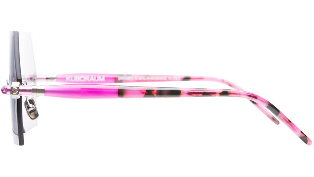 Occhiali da sole KUBORAUM P90 Silver cyclamen havana fuchsia