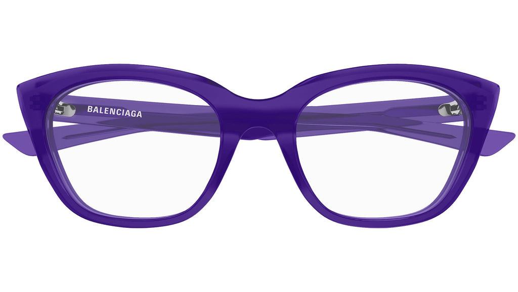 Occhiali da vista BALENCIAGA BB0219O Shiny transparent violet
