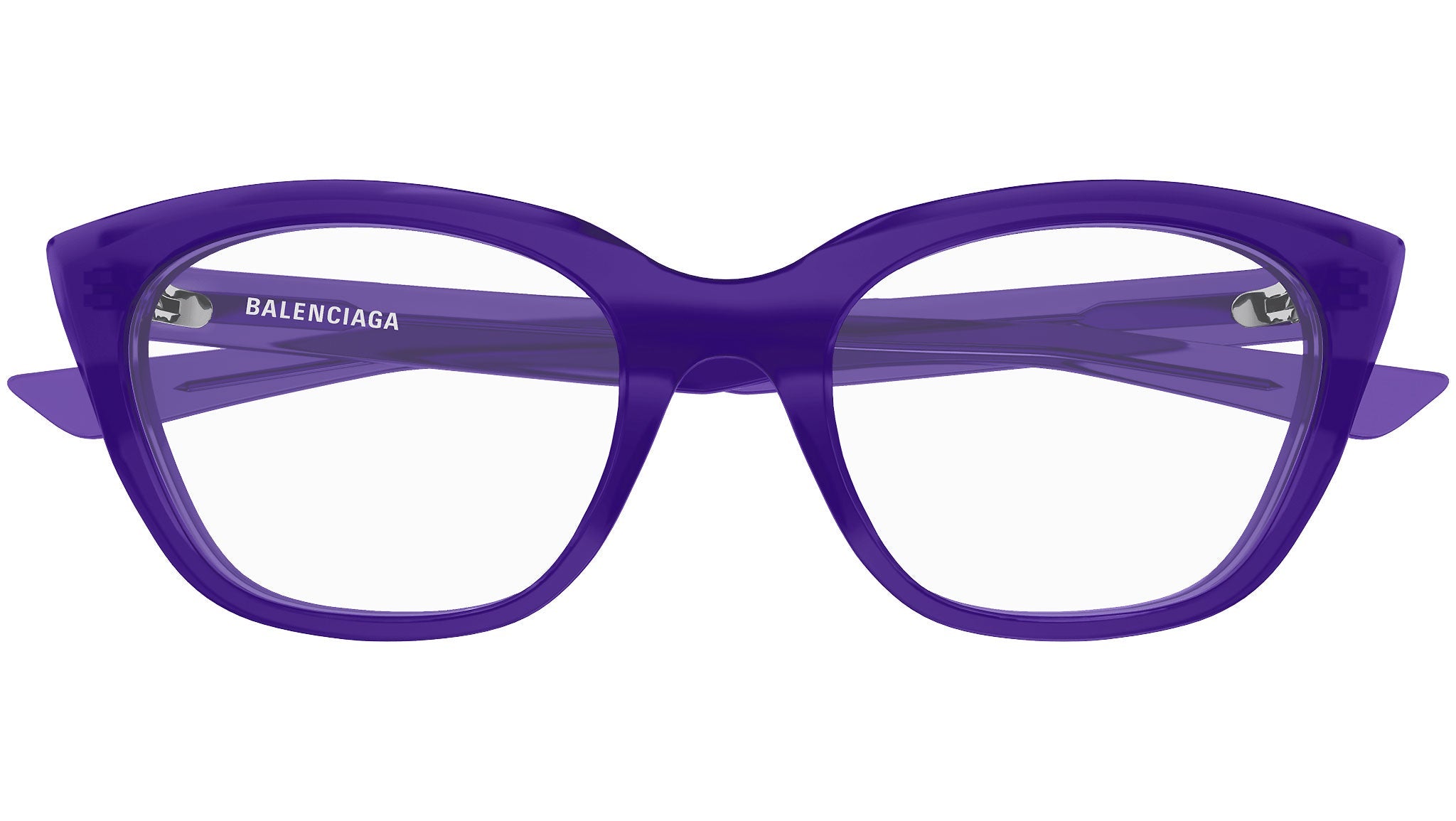 Occhiali da vista BALENCIAGA BB0219O Shiny transparent violet