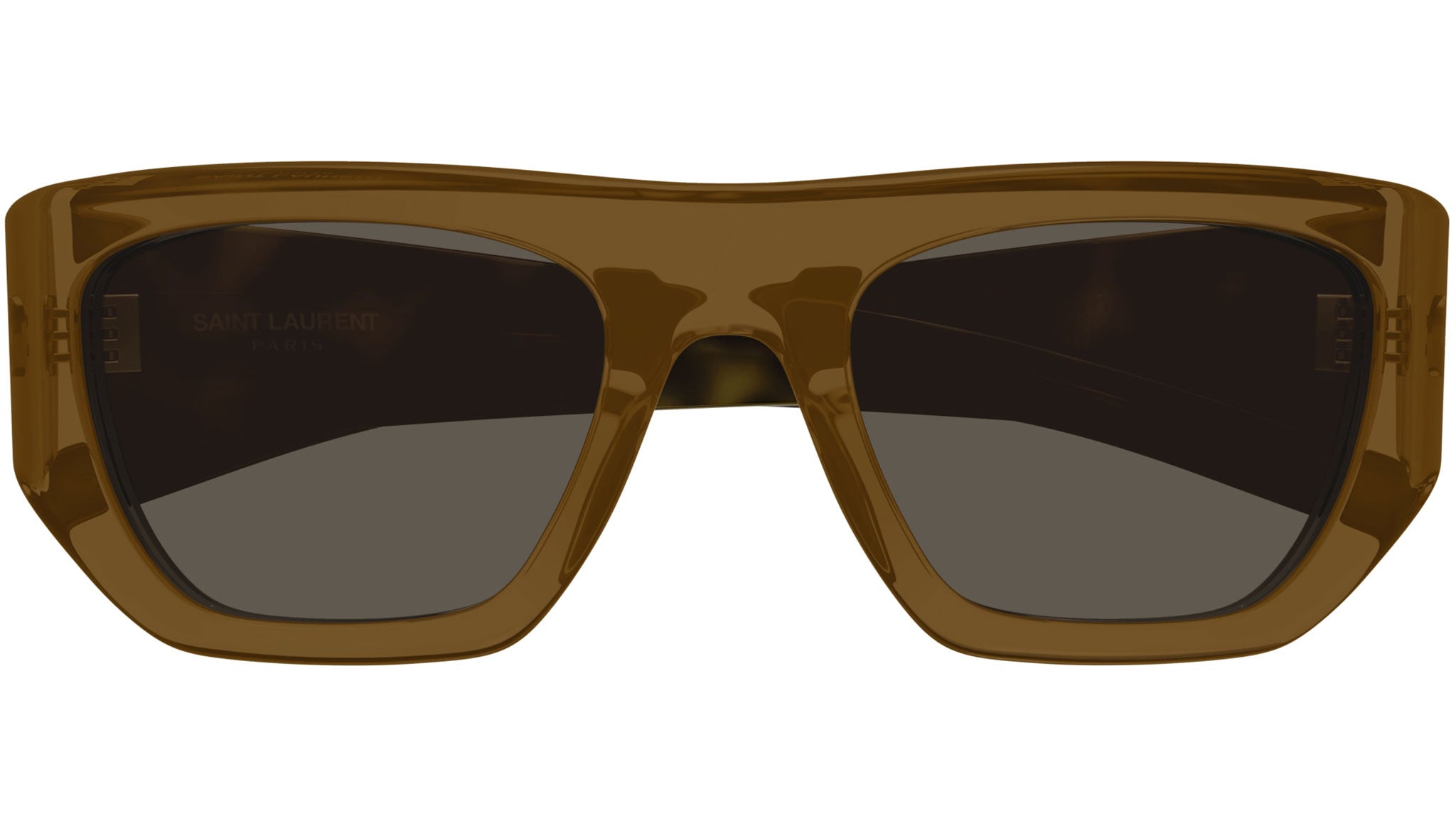 Occhiali da sole SAINT LAURENT SL740 Shiny transparent cognac brown