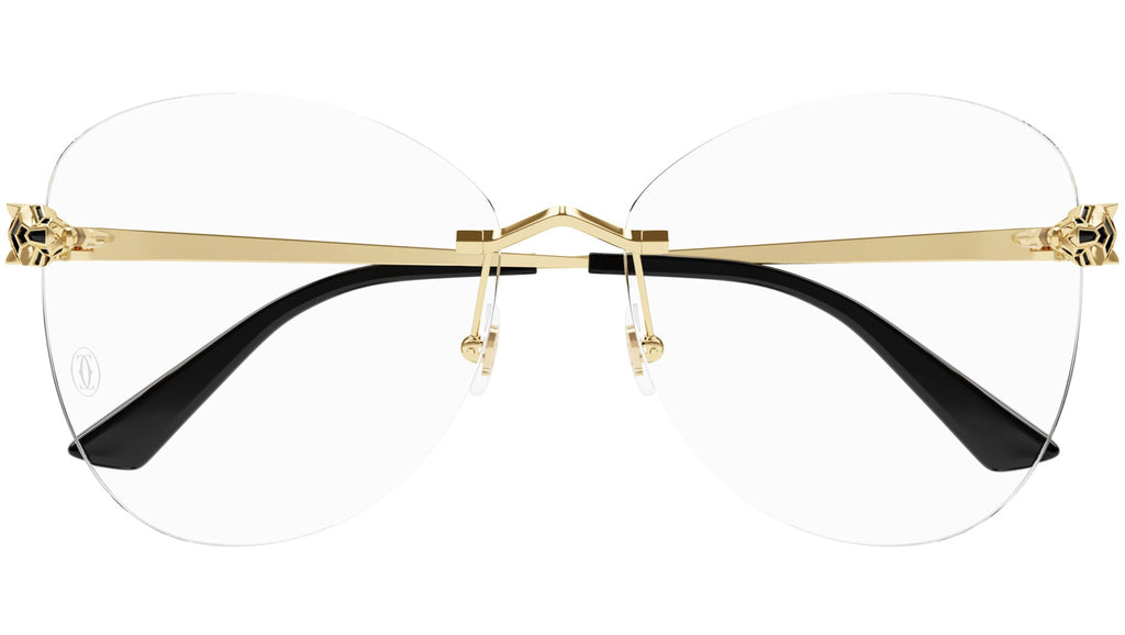 Occhiali da vista CARTIER CT0418O Smooth golden finish