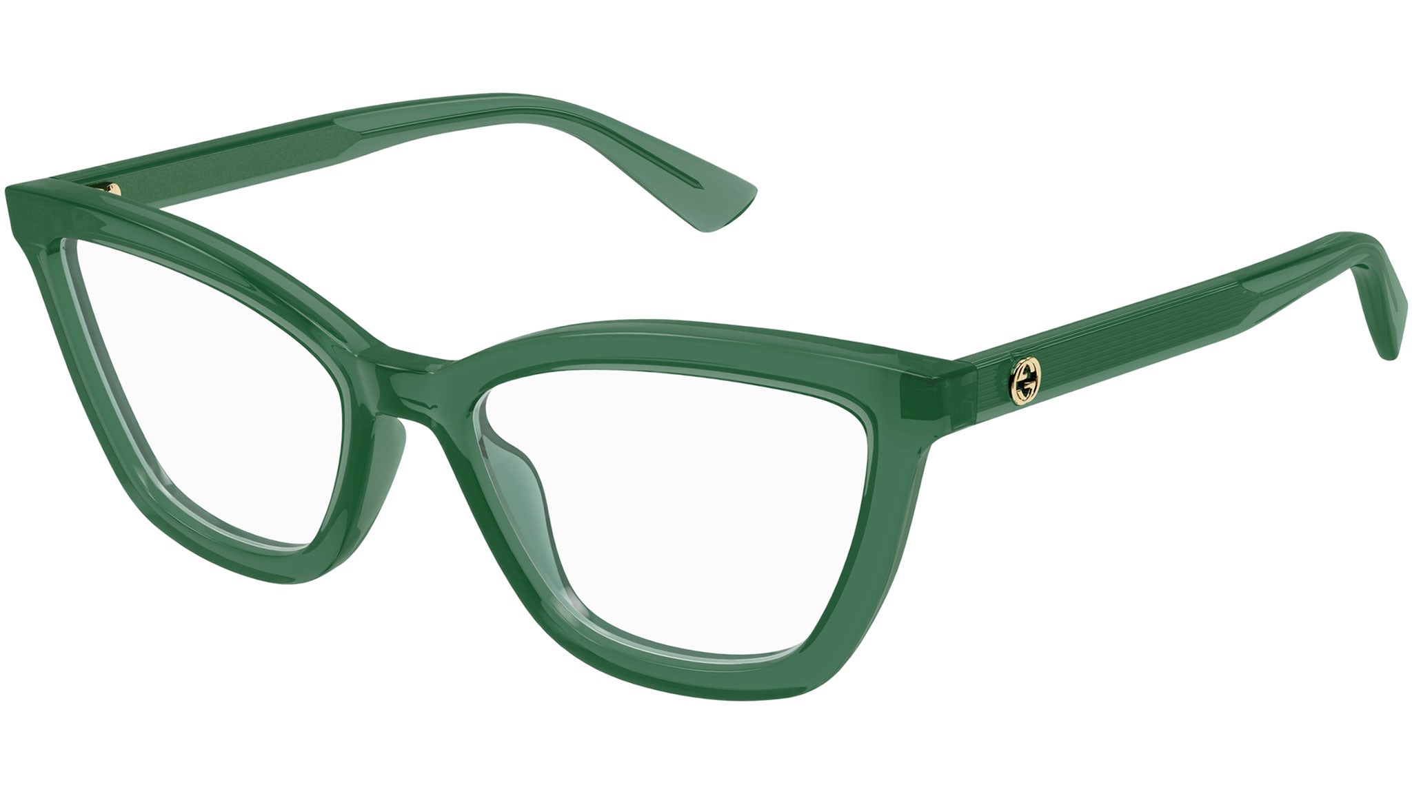 Occhiali da vista GUCCI GG1686O Shiny transparent bottle green