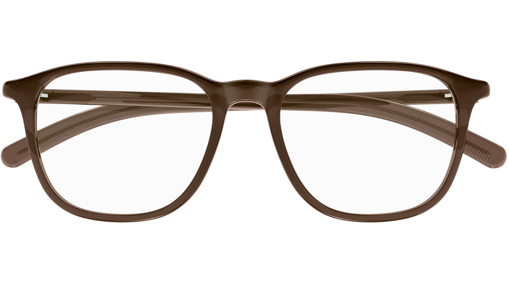 Occhiali da vista MONTBLANC MB0386O Shiny transparent brown