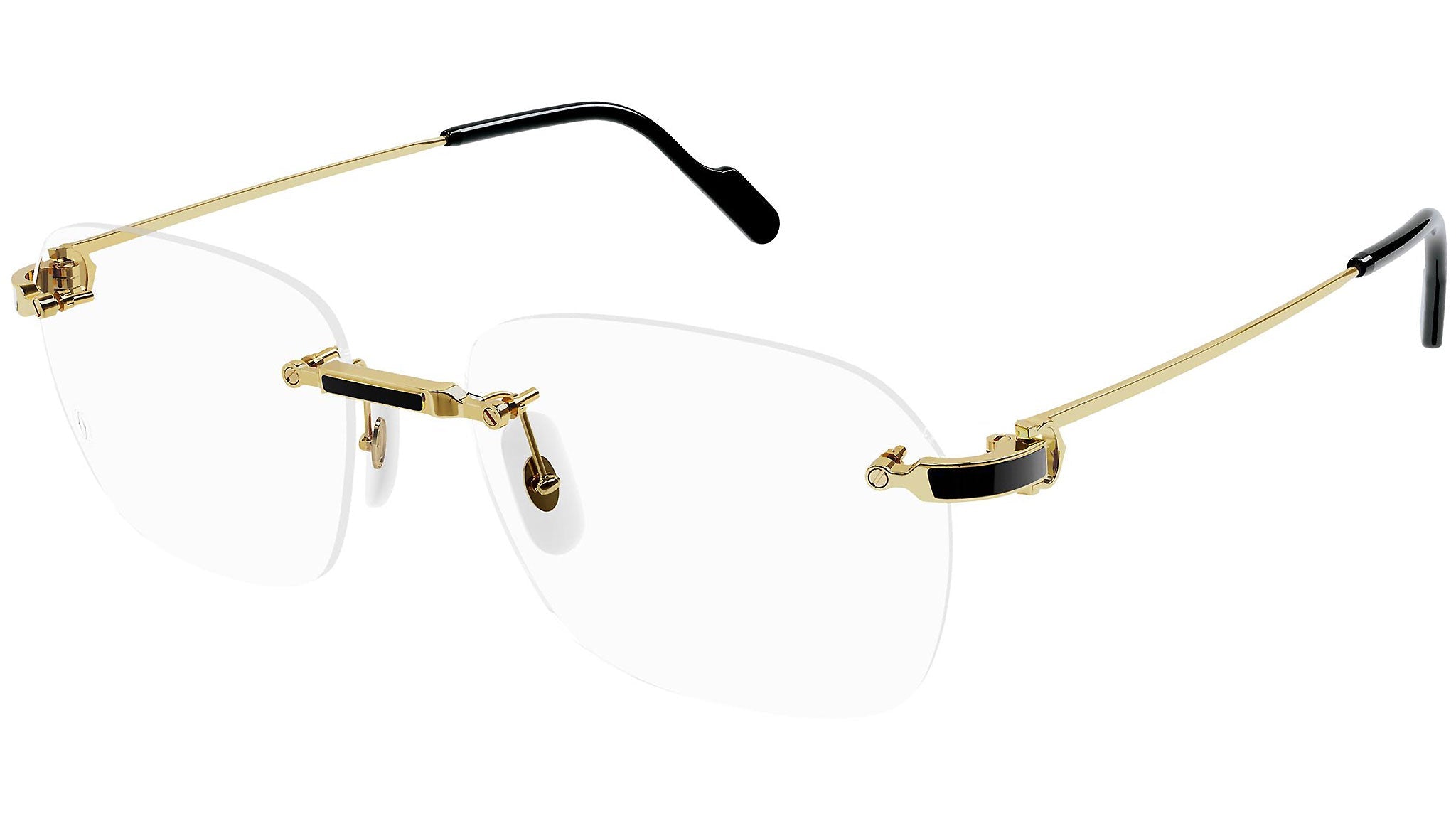 Occhiali da vista CARTIER CT0343O Smooth golden finish