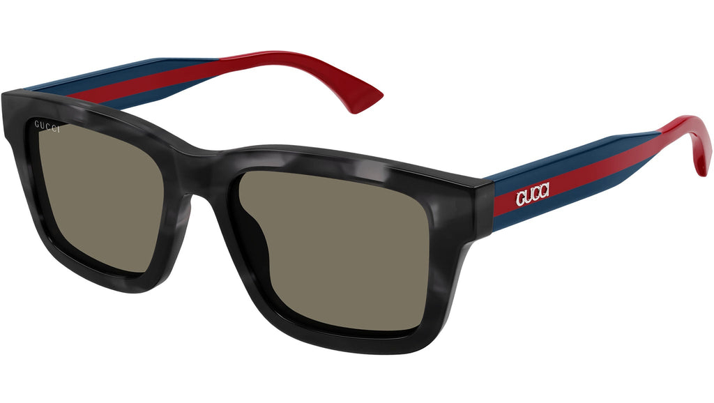 Occhiali da sole GUCCI GG1869S Shiny melange grey classic havana