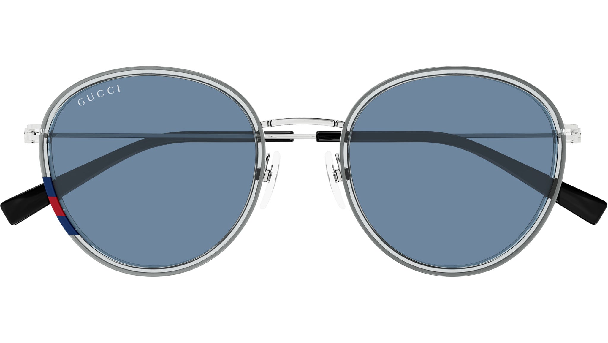 Occhiali da sole GUCCI GG1849S Shiny transparent cloudy grey
