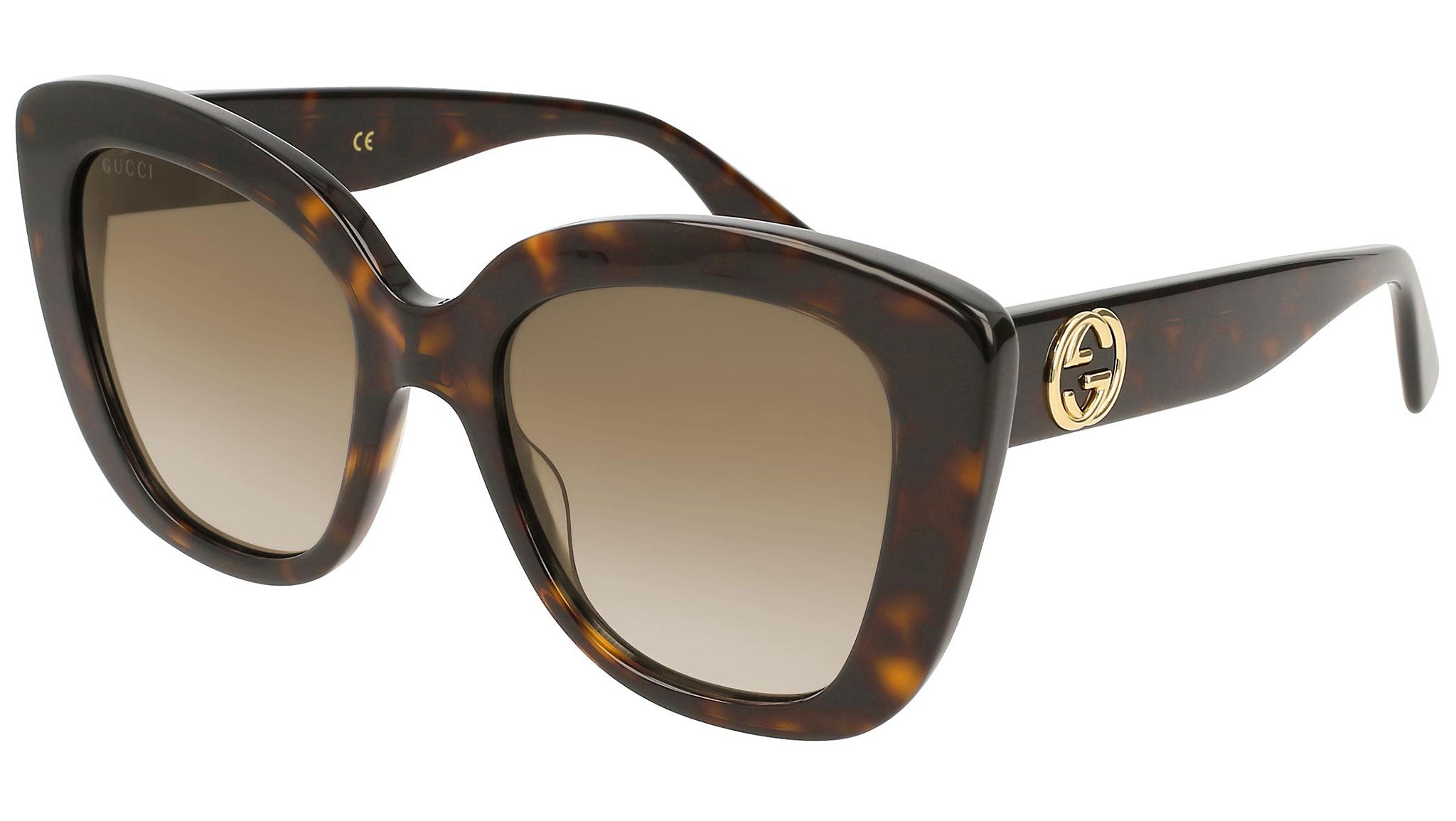 Occhiali da sole GUCCI GG0327S Shiny dark havana