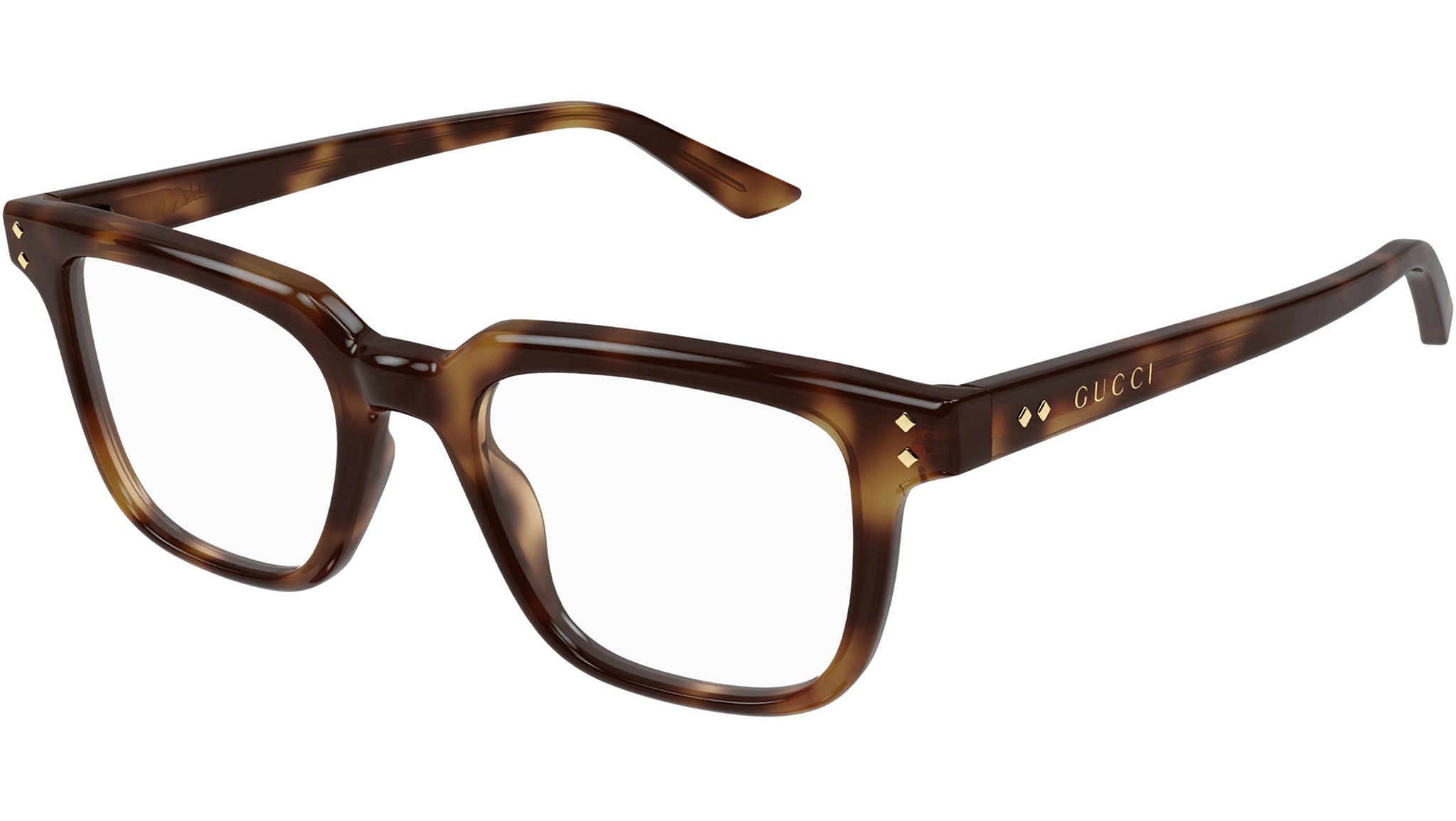 Occhiali da vista GUCCI GG1895O Shiny medium brown havana