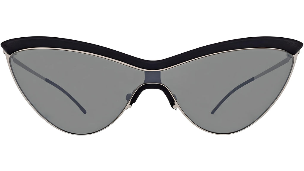 occhiali da sole MYKITA MMECHO002 Pitch black silver