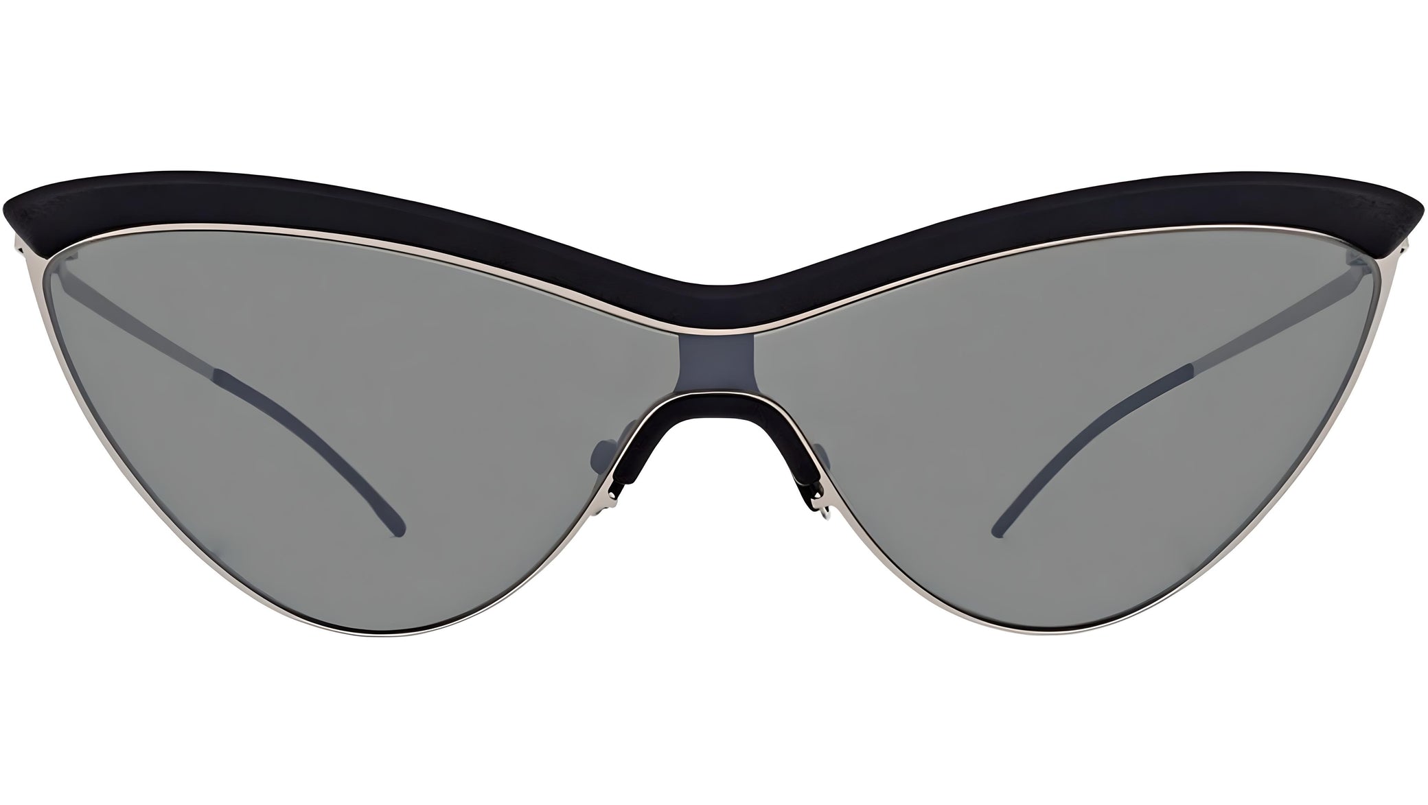 occhiali da sole MYKITA MMECHO002 Pitch black silver