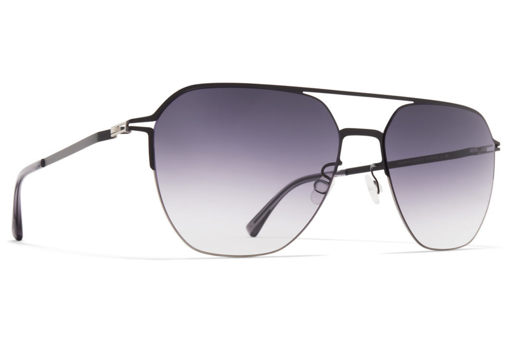Occhiali da sole MYKITA AMOS Shiny Silver Jet Black