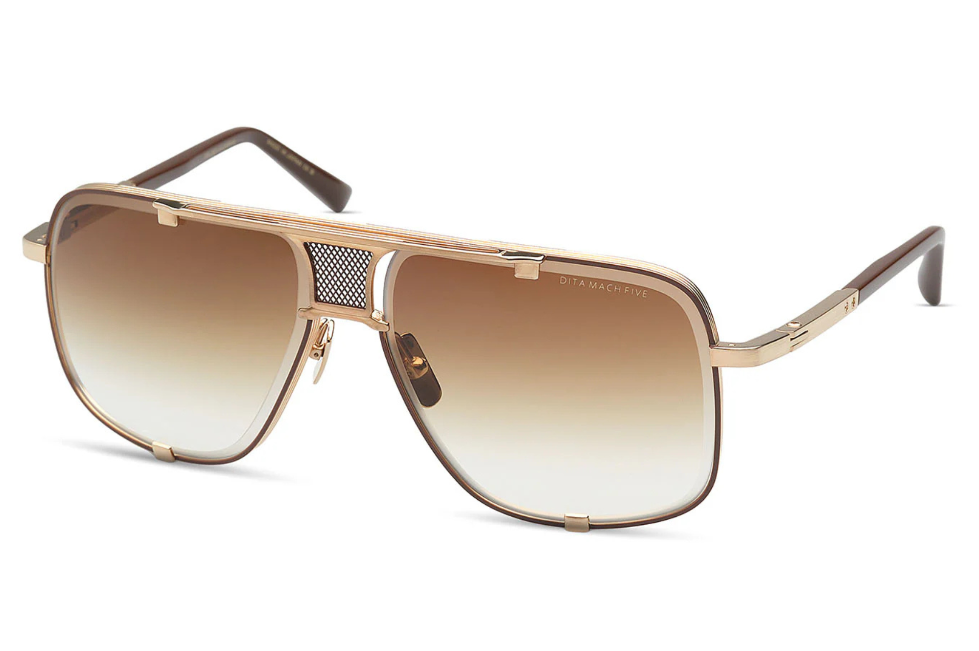 Occhiali da sole DITA MACH FIVE GLD BRN