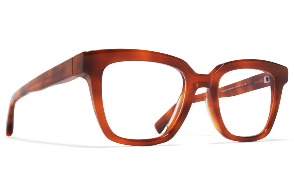 Occhiali da vista MYKITA SAMAR C214-Soft Havana Shiny Silver