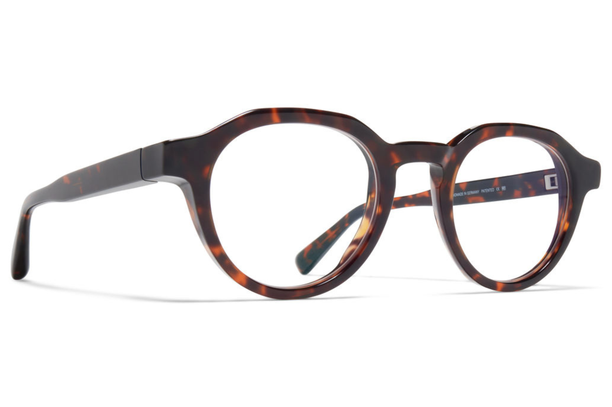 Occhiali da vista MYKITA NIAM C171 Pine Honey Shiny Silver
