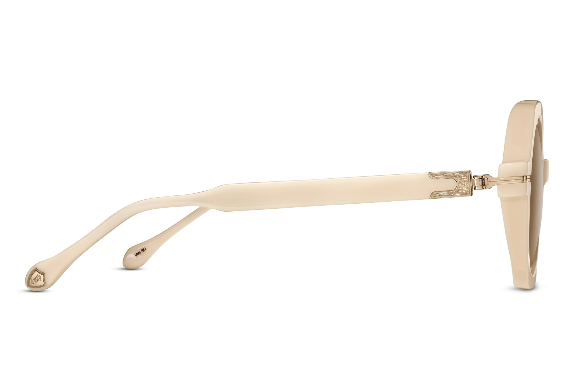 Occhiali da sole MATSUDA M2072 Milk White - Brushed Gold