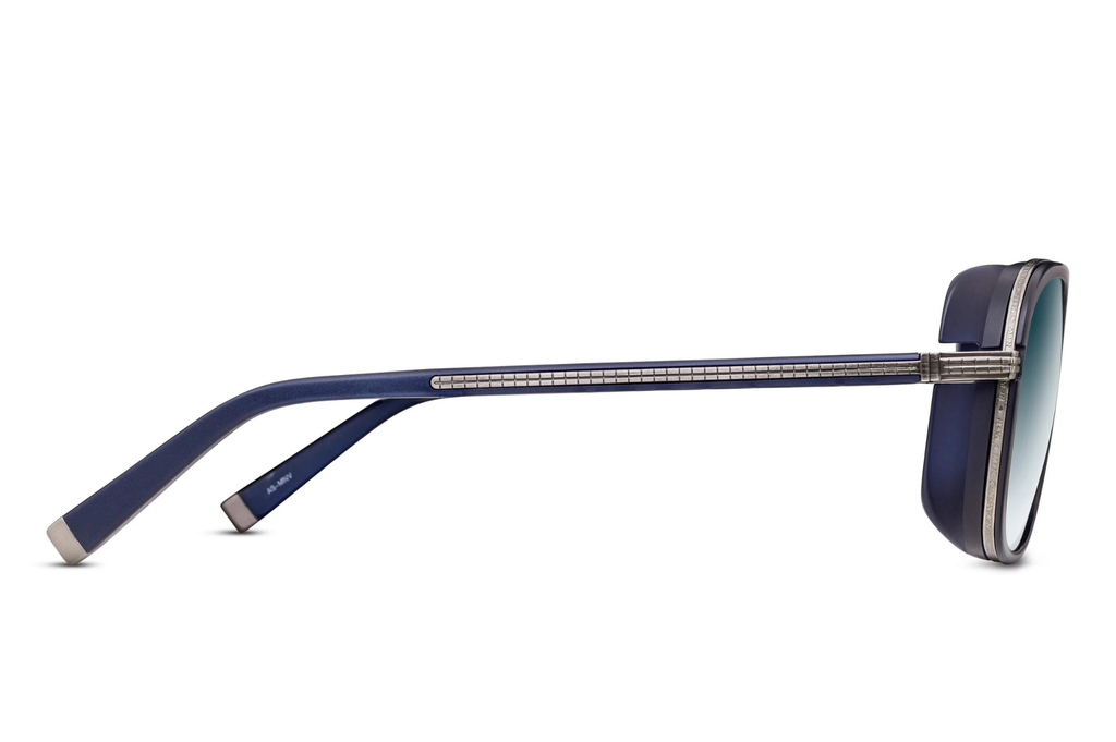 Occhiali da sole MATSUDA M3023-V2 58 Antique Silver - Matte Navy