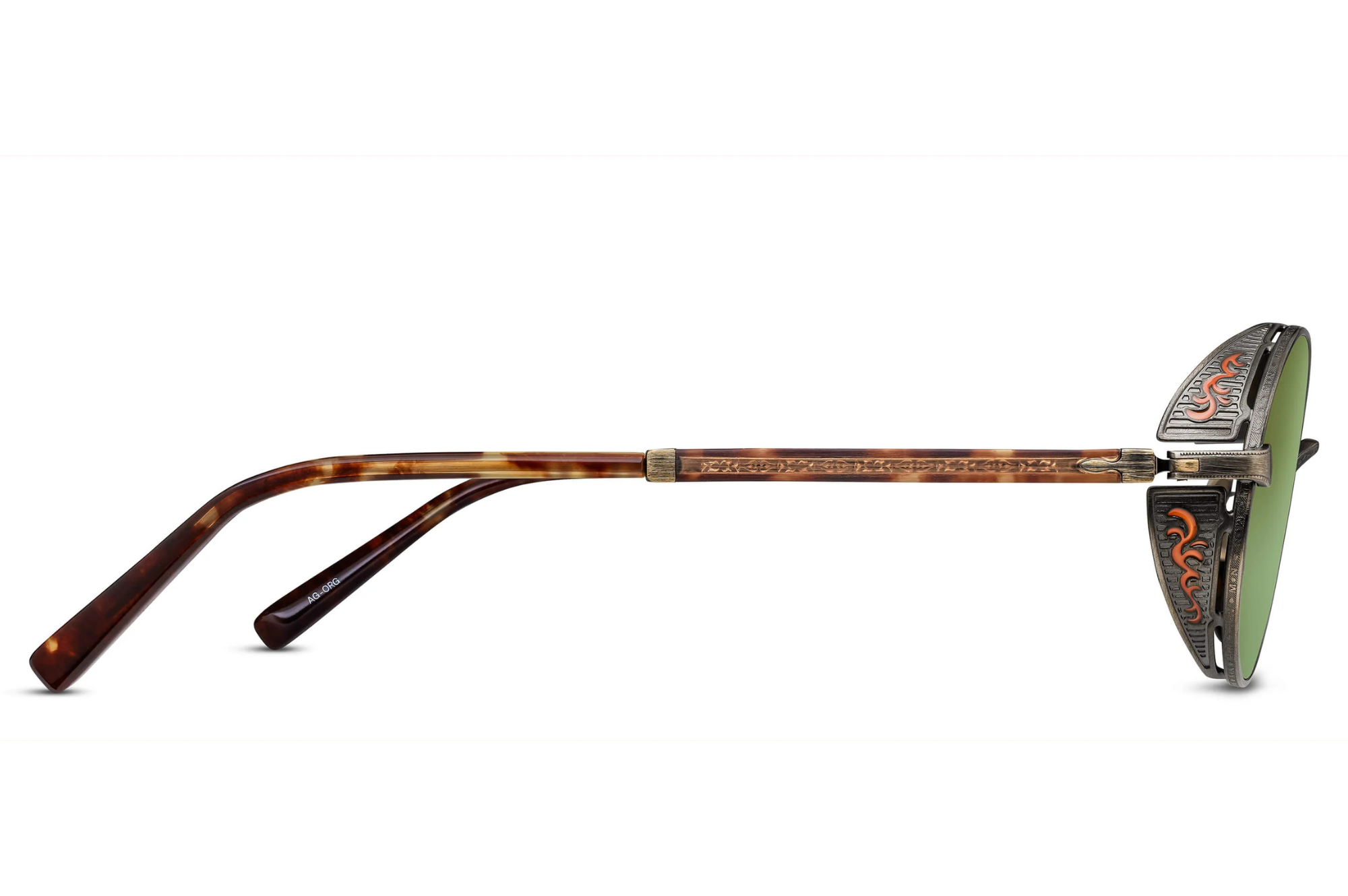 Occhiali da sole MATSUDA M3137 ANTIQUE GOLD-ORANGE LACQUER