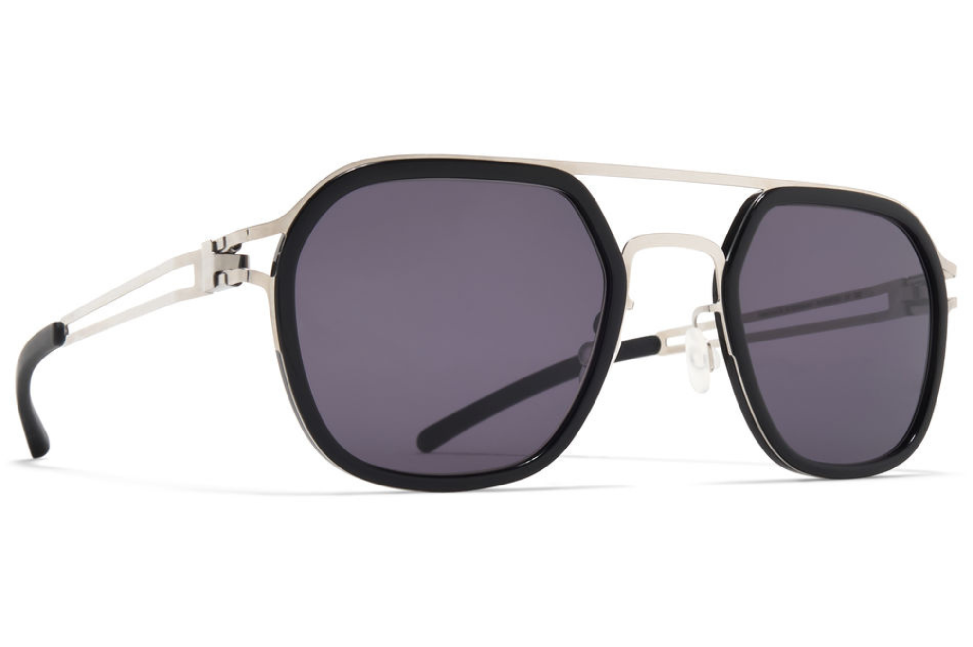 Occhiali da sole MYKITA LEELAND A81-Shiny Silver Black