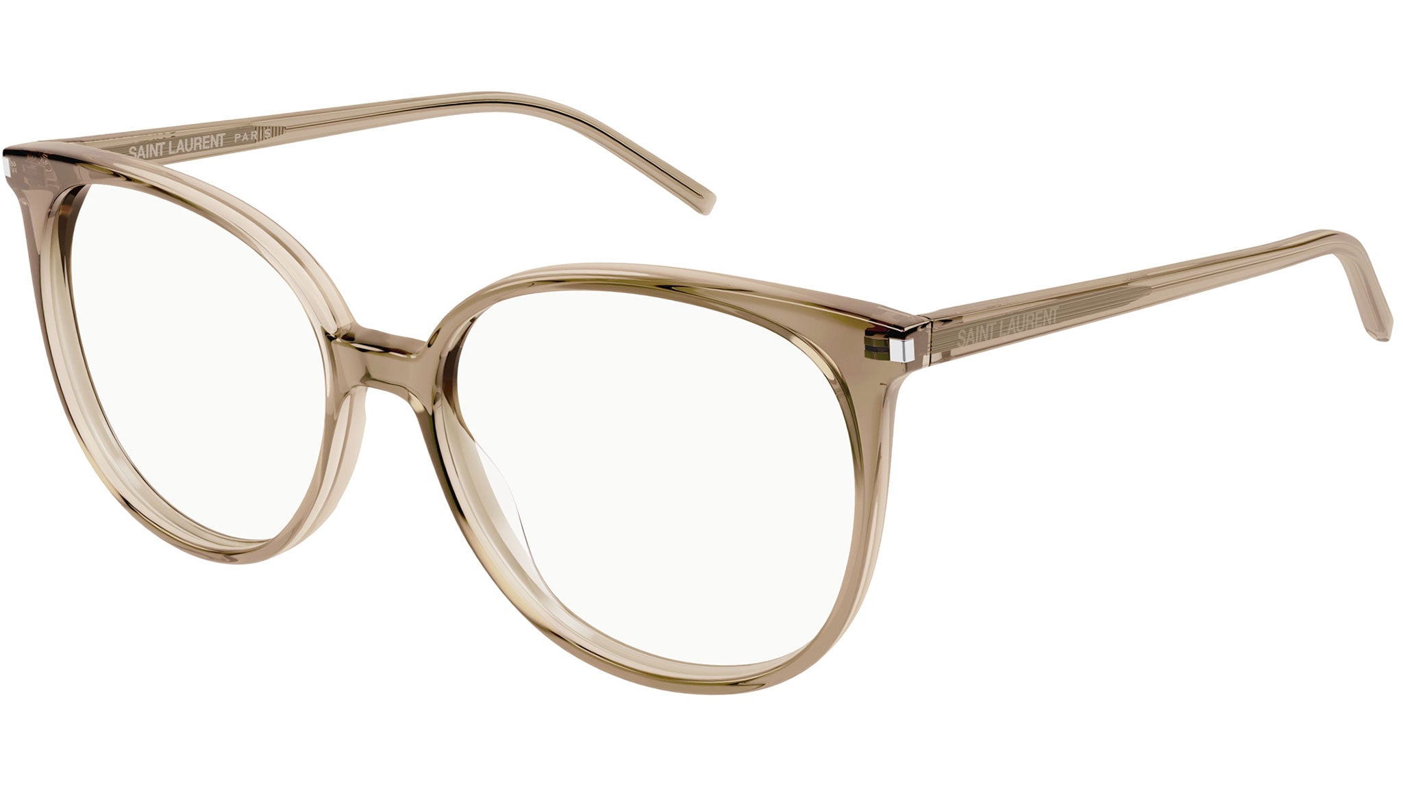 Occhiali da vista SAINT LAURENT SL39 Shiny transparent light brown